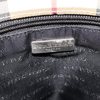 Burberry Nova Check Tote Canvas and Leather
