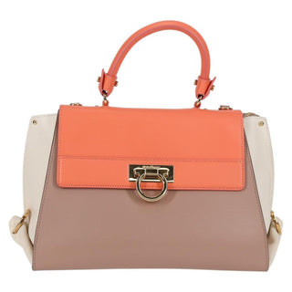 Salvatore Ferragamo Sofia Satchel Leather