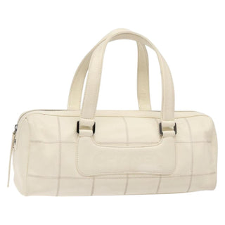 Chanel Square Stitch Duffle Bag Quilted Caviar