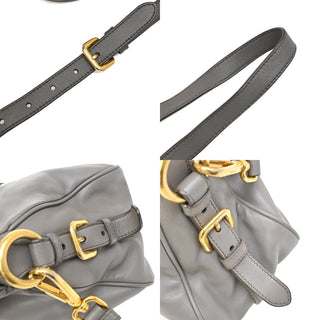 Prada Convertible Belted Satchel Soft Calf