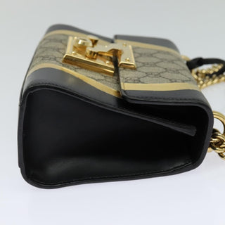 Gucci Padlock Shoulder Bag GG Coated Canvas and Leather
