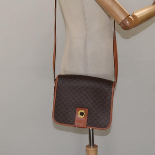 Celine Macadam Shoulder Bag PVC Leather