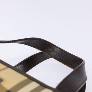 Burberry Vintage Tote Vintage Check Coated Canvas