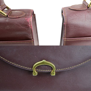 cartier Must de cartier 2C logo Hand Bag Leather