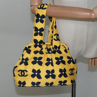 Chanel Vintage Frame Shoulder Bag Printed Canvas