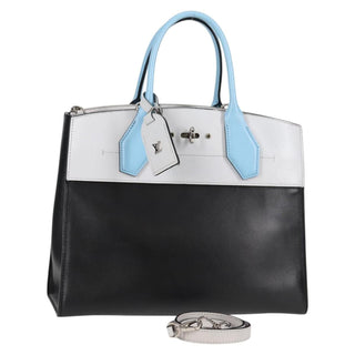 Louis Vuitton City Steamer Handbag Leather