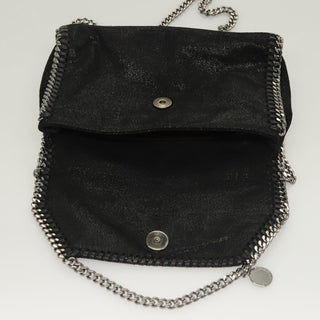 Stella McCartney Falabella Fold Over Flap Crossbody Bag Suede