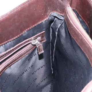 Burberry Nova Check Tote Canvas and Leather