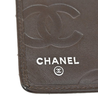 Chanel Cambon Zip Around Wallet Quilted Lambskin
