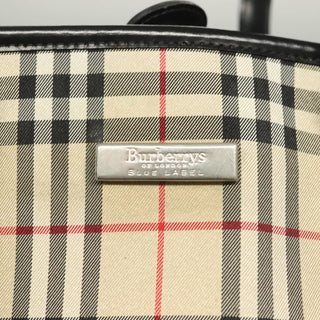Burberry Nova Check Tote canvas check pattern