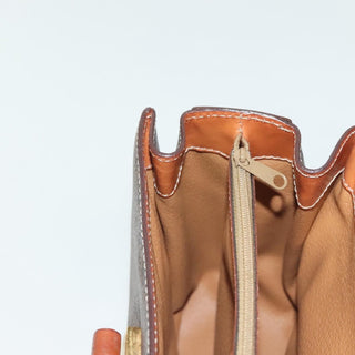 Celine Vintage Convertible Top Handle Bag Macadam Coated Canvas