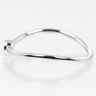 Tiffany & Co. Elsa Peretti Wave Single-Row Ring 950 Platinum
