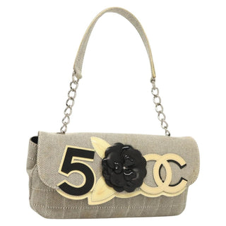 Chanel Camellia No.5 Flap Bag Canvas