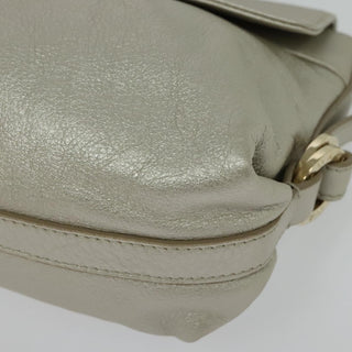 Bvlgari Chandra Flap Shoulder Bag Leather