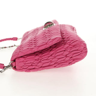 Miu Miu Crystal Clutch Matelasse Leather