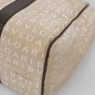 Bvlgari B.Zero1 Logomania Bag Canvas with Leather