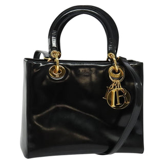 Christian Dior Vintage Lady Dior Bag Patent
