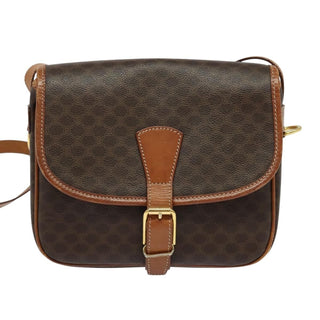 Celine Macadam Shoulder Bag PVC Leather