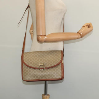 Celine Macadam Shoulder Bag PVC Leather