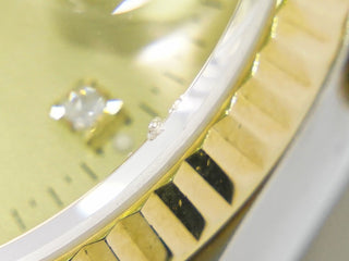 Rolex Datejust Automatic Watch Stainless Steel and Yellow Gold