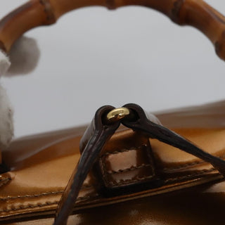 Gucci Vintage Bamboo Backpack Patent