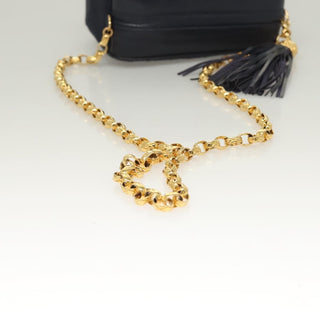Chanel Vintage Timeless Camera Tassel Bag Silk