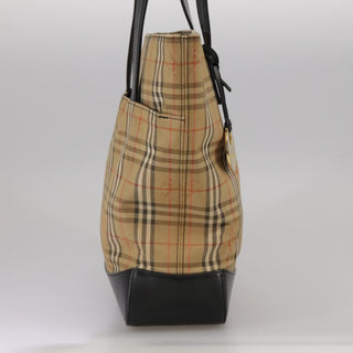 Burberry Nova Check Tote Leather