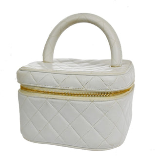 Chanel Classic Vanity Case Quilted Caviar