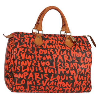 Louis Vuitton Speedy Handbag Limited Edition Monogram Graffiti