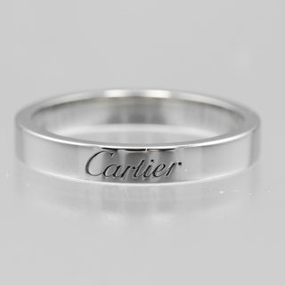Cartier C de Cartier Wedding Band Ring Platinum