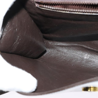 Celine Vintage Circle Logo Crossbody Bag Leather