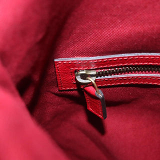 Gucci Logo Drawstring Backpack Striped Canvas