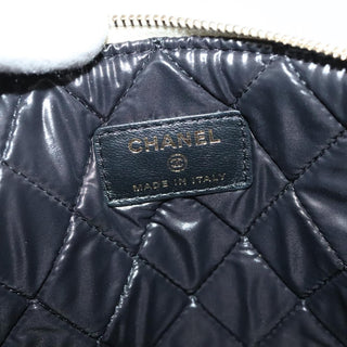Chanel Pearl O Case Clutch Quilted Lambskin and Calfskin