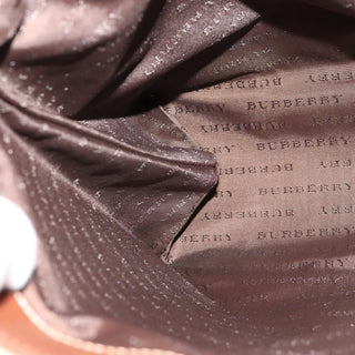 Burberry Top Handle Tote Haymarket Coated Canvas