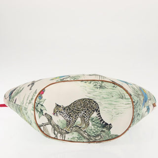 Hermes Panier De Plage Handbag Printed Canvas