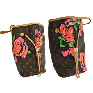 Louis Vuitton Neverfull Tote Limited Edition Monogram Roses