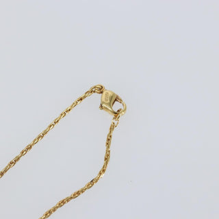 Christian Dior CD Pendant Necklace Metal and Crystals