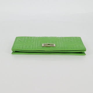 Fendi Wallet on Chain Logo Embossed Leather
