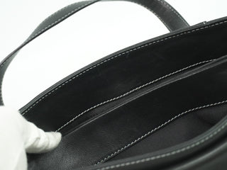 Bvlgari Embellished Logo Tote Bag Leather