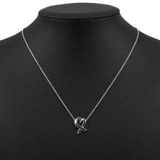 Tiffany & Co. Paloma Picasso Loving Heart Pendant Necklace Silver 925