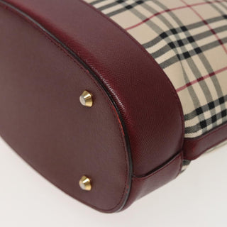 Burberry Nova Check Tote canvas check pattern
