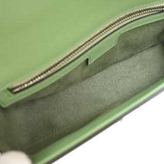 Gucci Petite GG Flap Shoulder Bag Leather