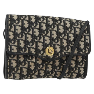 Christian Dior Vintage Trotter Shoulder Bag Canvas