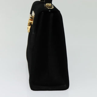 Salvatore Ferragamo Gancini Convertible Top Handle Bag Suede