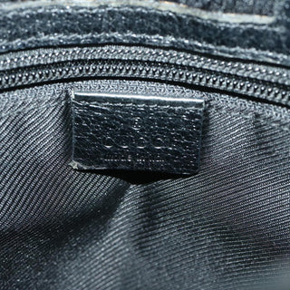 Gucci Vintage Flat Messenger Bag GG Canvas and Leather