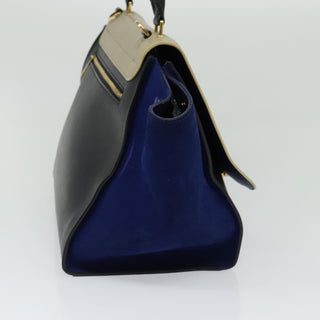 Celine Trapeze Bag Leather with Suede