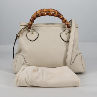 Gucci Diana Bamboo Top Handle Tote Leather