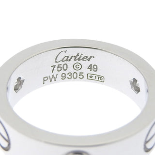 Cartier Love Band Ring 18K White Gold