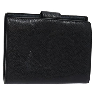 Chanel CC Bifold Wallet Quilted Caviar