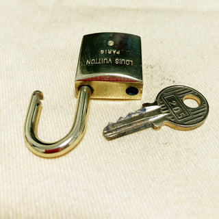 Louis Vuitton Cadenas Bag Charm Gold-plated